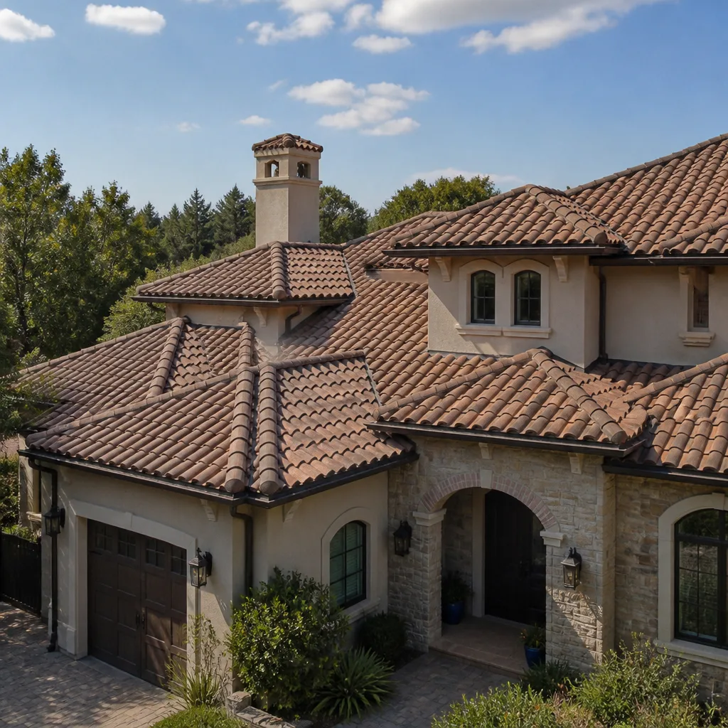Tile roofing